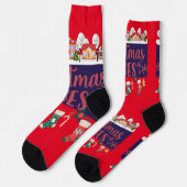 Chaussette Chaussettes Vibes de Noël (Gauche)