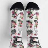 Chaussette Chaussettes vintages et Roses (Haut)