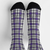 Chaussette Chaussettes violettes avec nom HAMbWG (Haut)