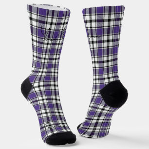 Chaussette Chaussettes violettes avec nom HAMbWG