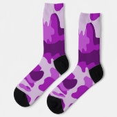 Chaussette Chaussettes violettes Camo (Gauche)