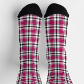 Chaussette Chaussettes violettes Plaid HAMbWG (Haut)