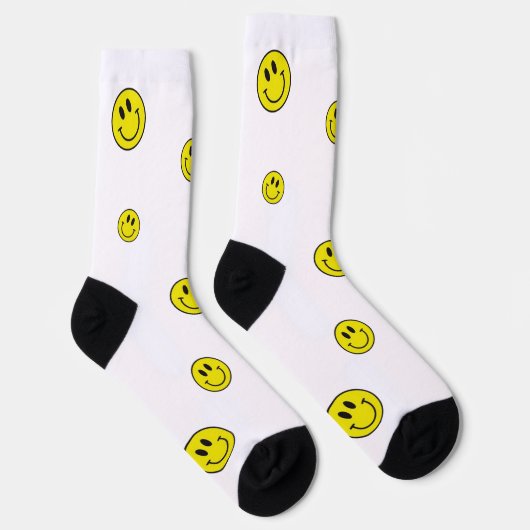 Chaussette Chaussettes visage ours souriant (Droite)