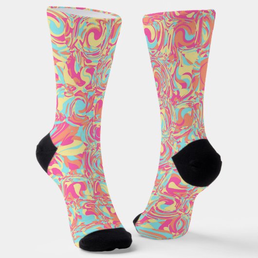 Chaussette Chaussettes Vivid Swirls (Angulaire)