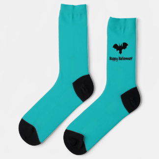 Chaussette Chauve-souris volante sur sarcelle - Joyeux Hallow