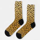Chaussette Cheetah Spots Poster de animal exotique (Gauche)