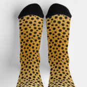 Chaussette Cheetah Spots Poster de animal exotique (Haut)