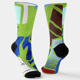 Chaussette Chelsea Abstrait