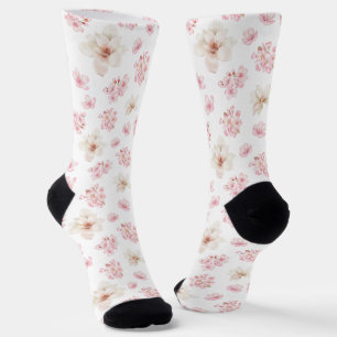 CHAUSSETTE CHERRY BLOSSOM SAKURA NOM MOTIF SOCKS