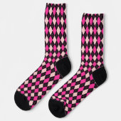 Chaussette Cherry Chocolate Durable Premium Argyle    (Gauche)
