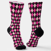 Chaussette Cherry Chocolate Durable Premium Argyle    (Angulaire)
