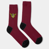 Chaussette Cherub divin en or (Droite)
