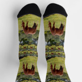 Chaussette Cheval Brown, Chaussettes d'équipage (Haut)