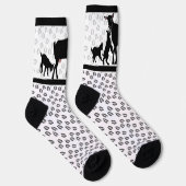 Chaussette Chèvre Mama et ses bébés (Droite)