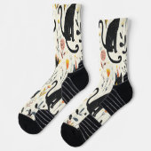 Chaussette Chic Chat Chaussettes À Thème Chat (Gauche)