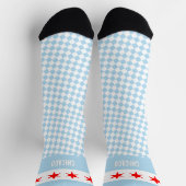 Chaussette Chicago Socks, Chicago flag mode /sports (Haut)