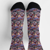 Chaussette Chien Dalmatien Saint-Valentin  (Haut)