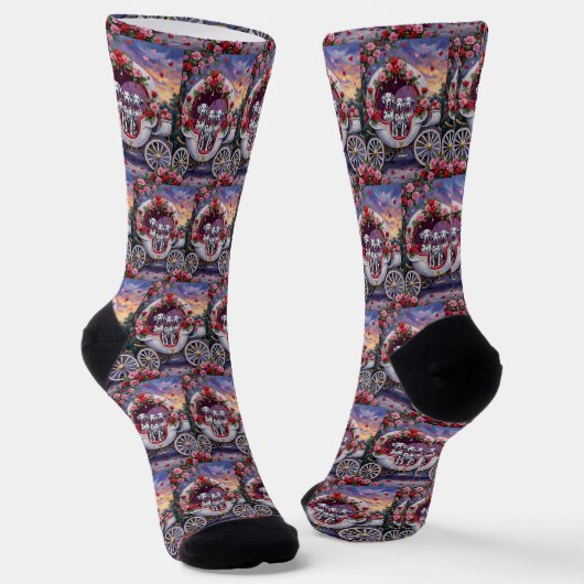 Chaussette Chien Dalmatien Saint-Valentin  (Angulaire)