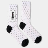 Chaussette Chien de repérage du Labrador du labo noir (Droite)