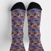 Chaussette Chien des Pyrénées pour la Saint-Valentin  (Haut)