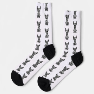 Chaussette Chien Géométrique