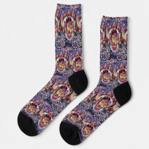 Chaussette Chien Poméranie Saint-Valentin 