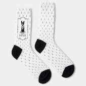 Chaussette Chien pourri de Boston (noir) mou (Droite)