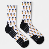 Chaussette Chien Sorcière Citrouille (Droite)