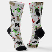 Chaussette Chiens de Noël Chih Tzu (Angulaire)