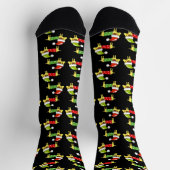 Chaussette chiens de saucisse de Noël mignons Chaussettes (Haut)