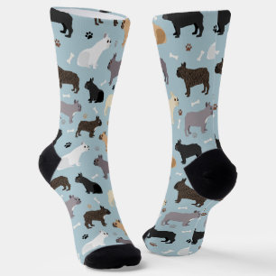 Chaussette Chiens de taureau français et chaussettes à pattes