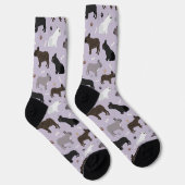 Chaussette Chiens de taureau français et chaussettes à pattes (Droite)