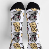 Chaussette Chiens Mignons Mèmes (Haut)