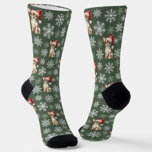 Chaussette Chihuahua Chi Chien Noël