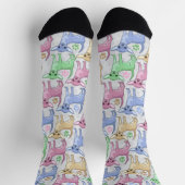 Chaussette Chihuahua Lover coloré (Haut)