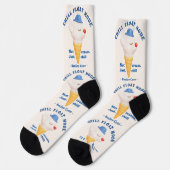 Chaussette Chill Float Mode: Not Just Cream Dog Ice Cream (Gauche)
