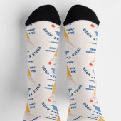 Chaussette Chill Float Mode: Not Just Cream Dog Ice Cream (Haut)