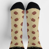 Chaussette Chocolat Chaussettes Motifs à la crème glacée (Haut)
