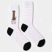 Chaussette Chocolat Lab Maman Labrador Retriever Maman Maman (Droite)
