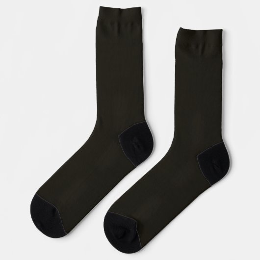 Chaussette Chocolat noir (couleur solide) (Gauche)