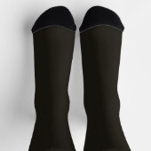 Chaussette Chocolat noir (couleur solide) (Haut)