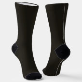 Chaussette Chocolat noir (couleur solide) (Angulaire)