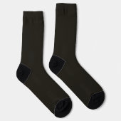 Chaussette Chocolat noir (couleur solide) (Droite)