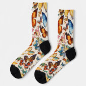 Chaussette Chocs imprimés papillon (Gauche)