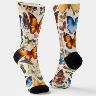 Chaussette Chocs imprimés papillon