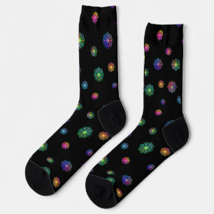 Chaussette Choisissez un fond personnalisé Posy