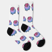 Chaussette Chonky Bisexual Frog Queer Socks | Cute Bi Pride  (Droite)