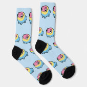 Chaussette Chonky Pansexual Frog Pride Socks | Cute Pan Pride (Droite)