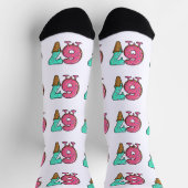 Chaussette Christmas 67 Ice Cream Socks, dripping design (Haut)