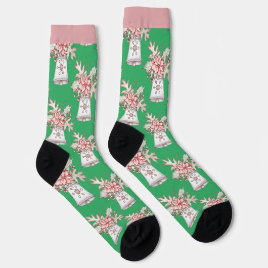 Chaussette Christmas Bell Pattern Socks (Droite)